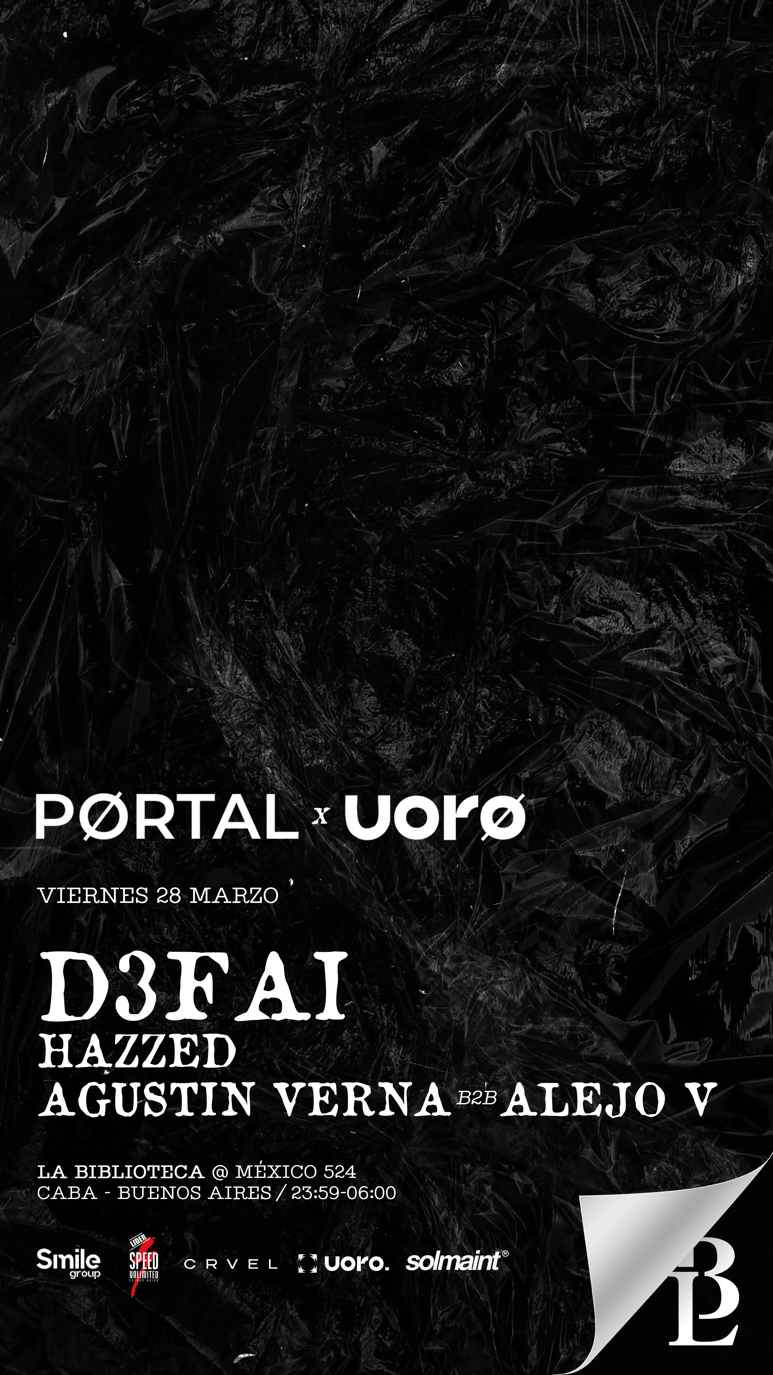 Flyer Alejo V - La Biblioteca